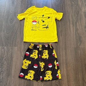 Pikachu Kids Pajama Set - Yellow and Black